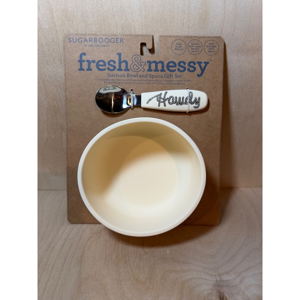 Sugarbooger Fresh & Messy Suction Bowl and Spoon Gift Set